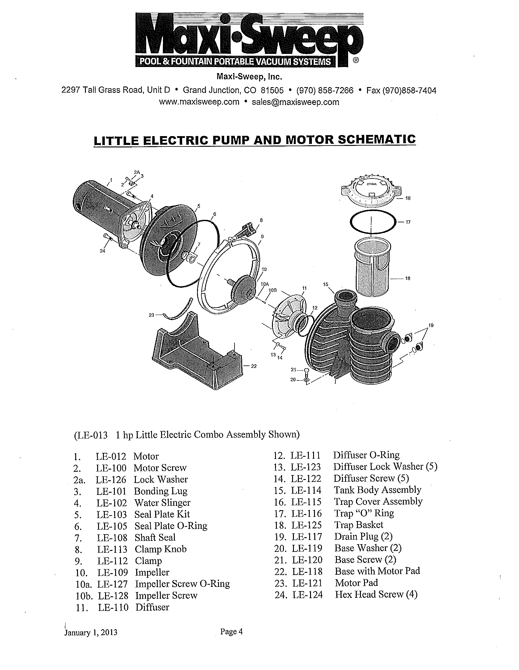 Electric deals pump parts